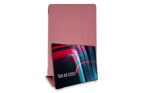 Newface Samsung Galaxy X200 Tab A8 10.5 Kılıf Tablet Smart Kılıf - Pembe