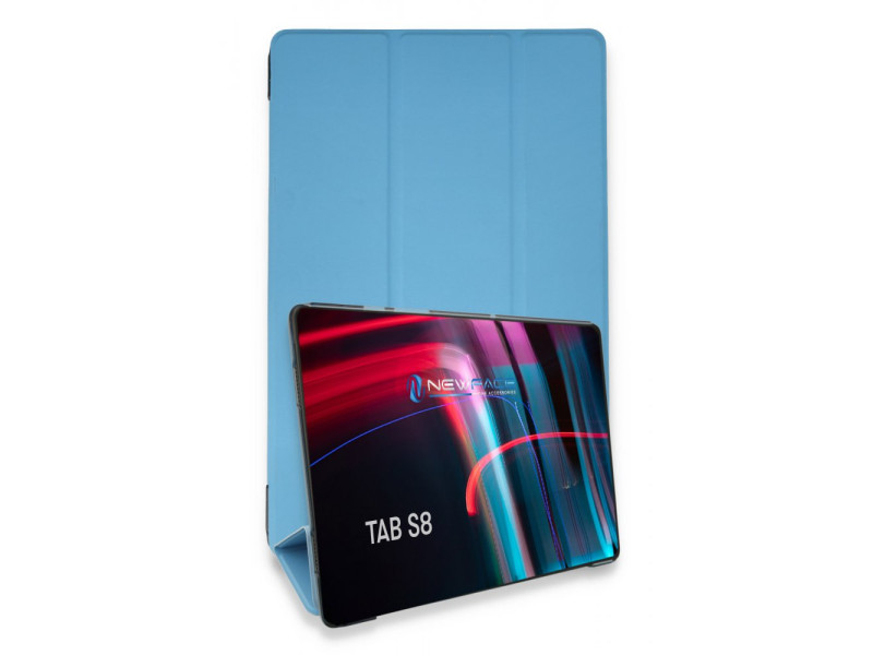 Newface Samsung Galaxy X700 Tab S8 11 Kılıf Tablet Smart Kılıf - Mavi