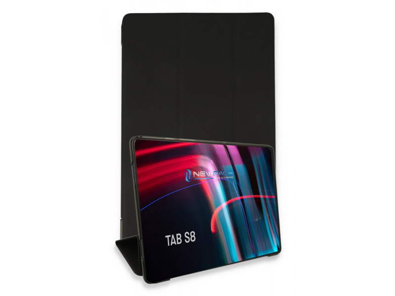 Newface Samsung Galaxy X700 Tab S8 11 Kılıf Tablet Smart Kılıf - Siyah