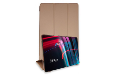 Newface Samsung Galaxy X800 Tab S8 Plus 12.4 Kılıf Tablet Smart Kılıf - Rose Gold