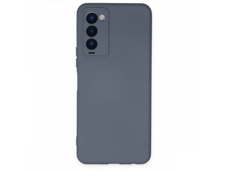 Newface Tecno Camon 18P Kılıf Nano içi Kadife Silikon - Gri