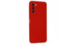 Newface Tecno Camon 18P Kılıf Nano içi Kadife Silikon - Kırmızı
