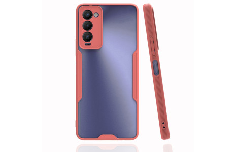 Newface Tecno Camon 18T Kılıf Platin Silikon - Pembe
