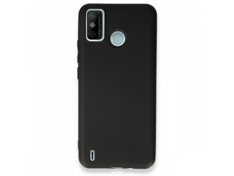 Newface Tecno Spark 6 Go Kılıf First Silikon - Siyah