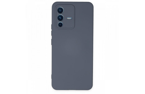 Newface Vivo V23 5G Kılıf Nano içi Kadife Silikon - Gri