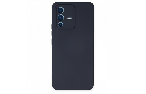 Newface Vivo V23 5G Kılıf Nano içi Kadife Silikon - Lacivert
