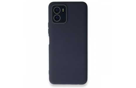 Newface Vivo Y15S Kılıf Lansman Glass Kapak - Lacivert