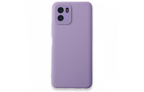 Newface Vivo Y15S Kılıf Lansman Glass Kapak - Lila