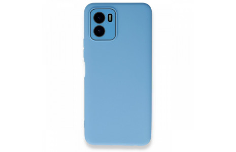 Newface Vivo Y15S Kılıf Lansman Glass Kapak - Mavi