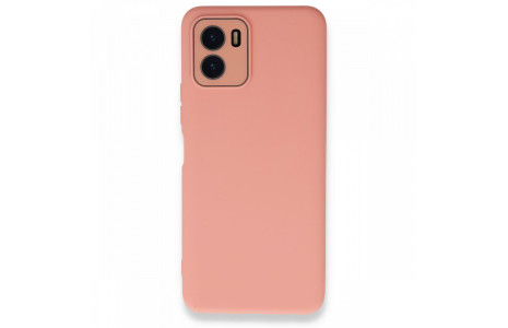 Newface Vivo Y15S Kılıf Lansman Glass Kapak - Pembe