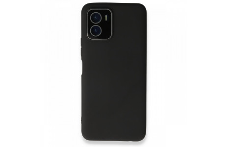 Newface Vivo Y15S Kılıf Lansman Glass Kapak - Siyah