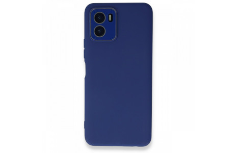 Newface Vivo Y15S Kılıf Lansman Glass Kapak - Sky Blue