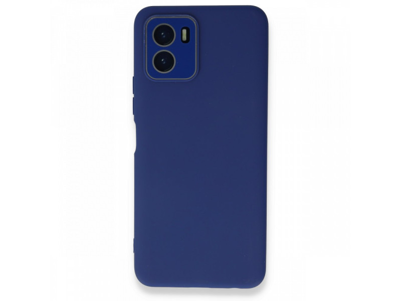 Newface Vivo Y15S Kılıf Lansman Glass Kapak - Sky Blue