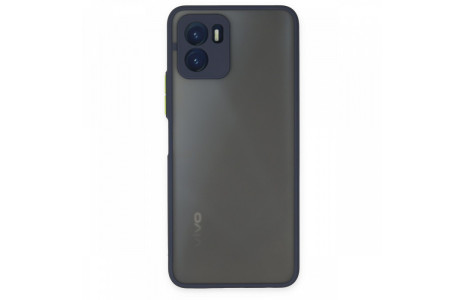 Newface Vivo Y15S Kılıf Montreal Silikon Kapak - Lacivert