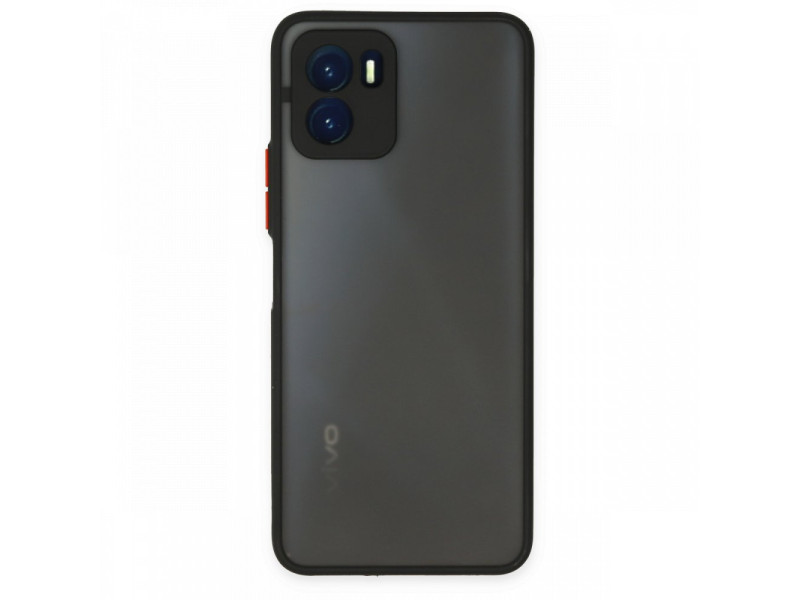 Newface Vivo Y15S Kılıf Montreal Silikon Kapak - Siyah