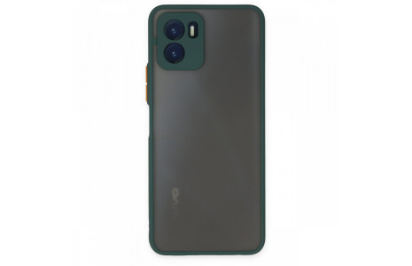 Newface Vivo Y15S Kılıf Montreal Silikon Kapak - Yeşil