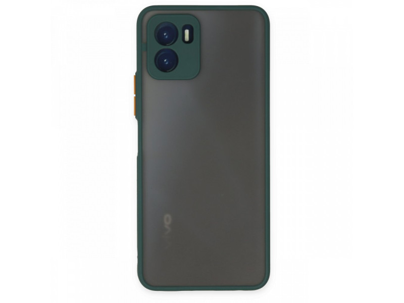Newface Vivo Y15S Kılıf Montreal Silikon Kapak - Yeşil