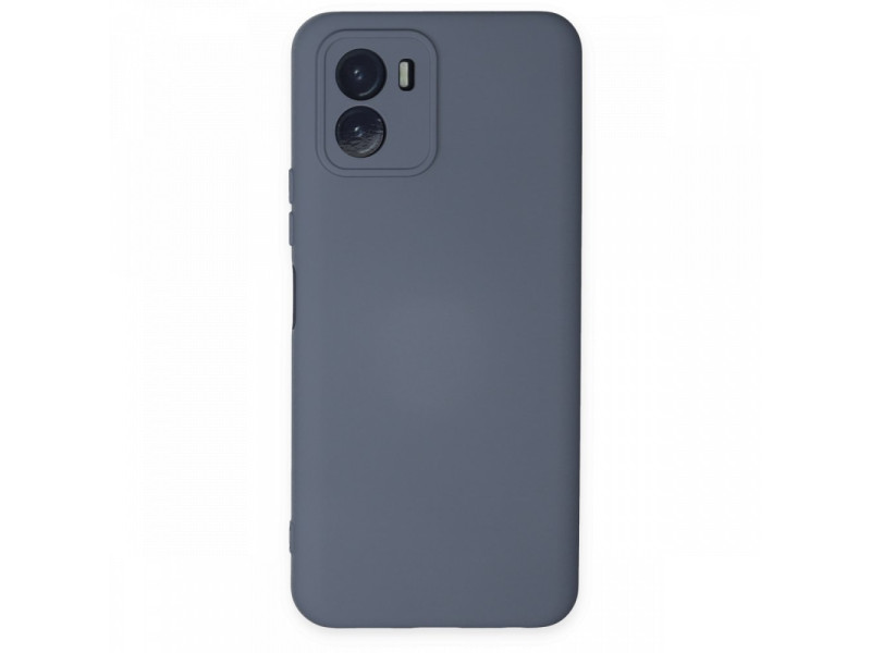 Newface Vivo Y15S Kılıf Nano içi Kadife Silikon - Gri