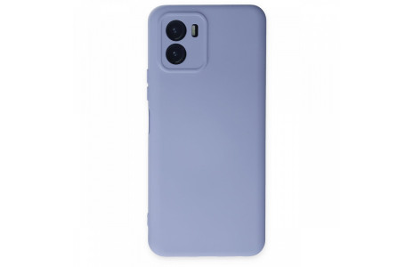 Newface Vivo Y15S Kılıf Nano içi Kadife Silikon - Lila