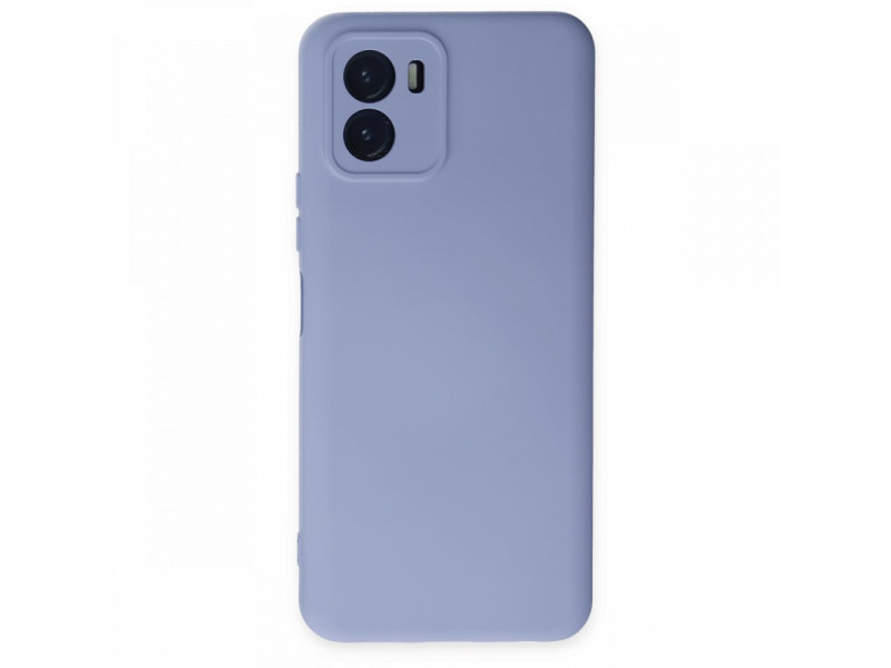 Newface Vivo Y15S Kılıf Nano içi Kadife Silikon - Lila