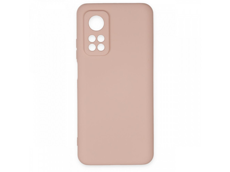 Newface Xiaomi Mi 10T Pro Kılıf Nano içi Kadife Silikon - Pudra