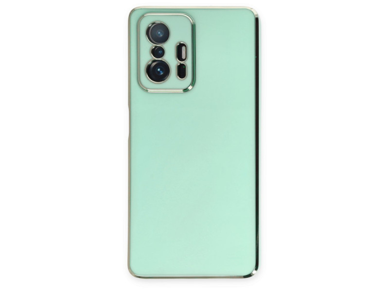 Newface Xiaomi Mi 11T Kılıf Volet Silikon - Açık Yeşil