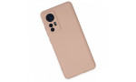Newface Xiaomi Mi 12 Kılıf Nano içi Kadife Silikon - Pudra