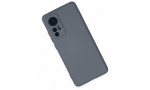 Newface Xiaomi Mi 12X Kılıf Nano içi Kadife Silikon - Gri