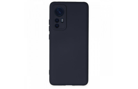 Newface Xiaomi Mi 12X Kılıf Nano içi Kadife Silikon - Lacivert