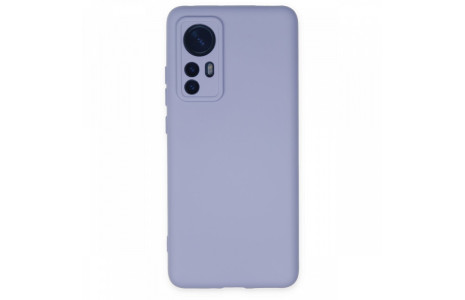 Newface Xiaomi Mi 12X Kılıf Nano içi Kadife Silikon - Lila