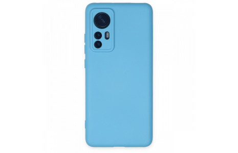 Newface Xiaomi Mi 12X Kılıf Nano içi Kadife Silikon - Mavi