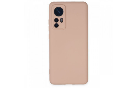 Newface Xiaomi Mi 12X Kılıf Nano içi Kadife Silikon - Pudra