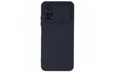 Newface Xiaomi Poco M4 Pro 4G Kılıf Nano içi Kadife Silikon - Lacivert