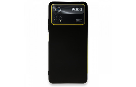 Newface Xiaomi Poco X4 Pro 5G Kılıf First Silikon - Siyah