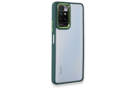 Newface Xiaomi Redmi 10 2022 Kılıf Dora Kapak - Haki Yeşil