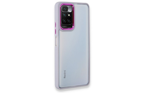 Newface Xiaomi Redmi 10 2022 Kılıf Dora Kapak - Lila