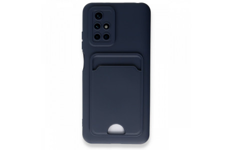 Newface Xiaomi Redmi 10 2022 Kılıf Kelvin Kartvizitli Silikon - Lacivert