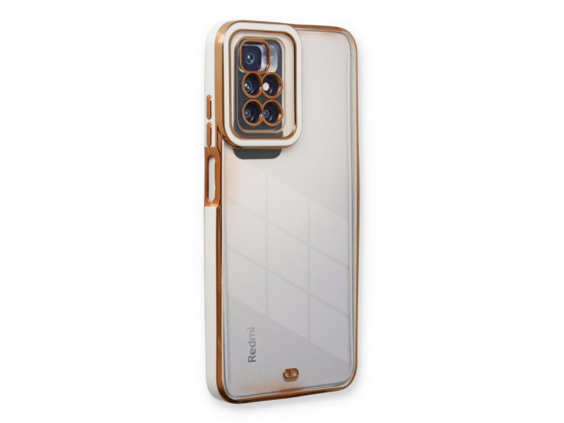 Newface Xiaomi Redmi Note 11 4G Kılıf Liva Lens Silikon - Beyaz
