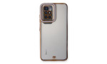 Newface Xiaomi Redmi Note 11 4G Kılıf Liva Lens Silikon - Lila
