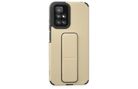 Newface Xiaomi Redmi 10 2022 Kılıf Mega Standlı Silikon - Gold