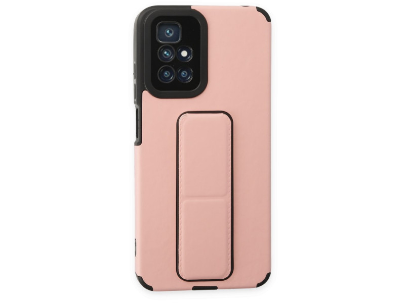 Newface Xiaomi Redmi 10 2022 Kılıf Mega Standlı Silikon - Pudra
