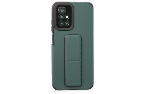 Newface Xiaomi Redmi 10 2022 Kılıf Mega Standlı Silikon - Yeşil