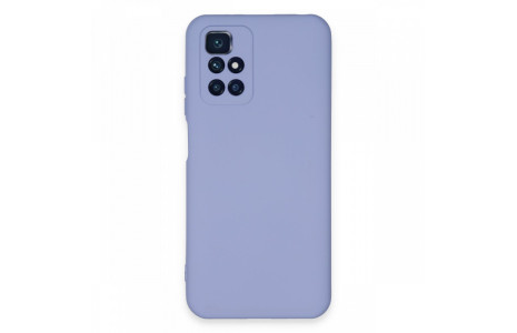 Newface Xiaomi Redmi 10 2022 Kılıf Nano içi Kadife Silikon - Lila