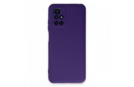 Newface Xiaomi Redmi 10 2022 Kılıf Nano içi Kadife Silikon - Mor