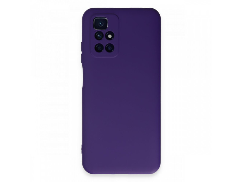 Newface Xiaomi Redmi 10 2022 Kılıf Nano içi Kadife Silikon - Mor