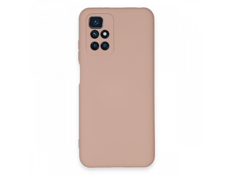 Newface Xiaomi Redmi 10 2022 Kılıf Nano içi Kadife Silikon - Pudra