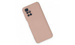 Newface Xiaomi Redmi 10 2022 Kılıf Nano içi Kadife Silikon - Pudra