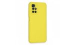 Newface Xiaomi Redmi 10 2022 Kılıf Nano içi Kadife Silikon - Sarı