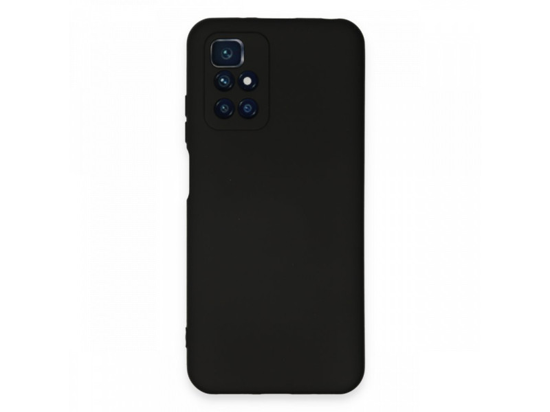 Newface Xiaomi Redmi 10 2022 Kılıf Nano içi Kadife Silikon - Siyah
