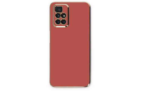 Newface Xiaomi Redmi 10 2022 Kılıf Volet Silikon - Kırmızı